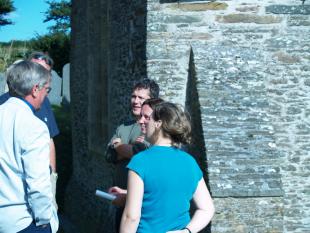 Rev John Elliott, Andrew Hitchmough behind, John Paul Ri (1)-r