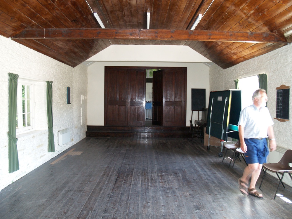 Interior looking east