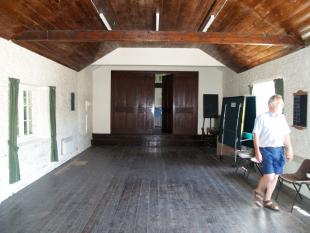 Interior looking east