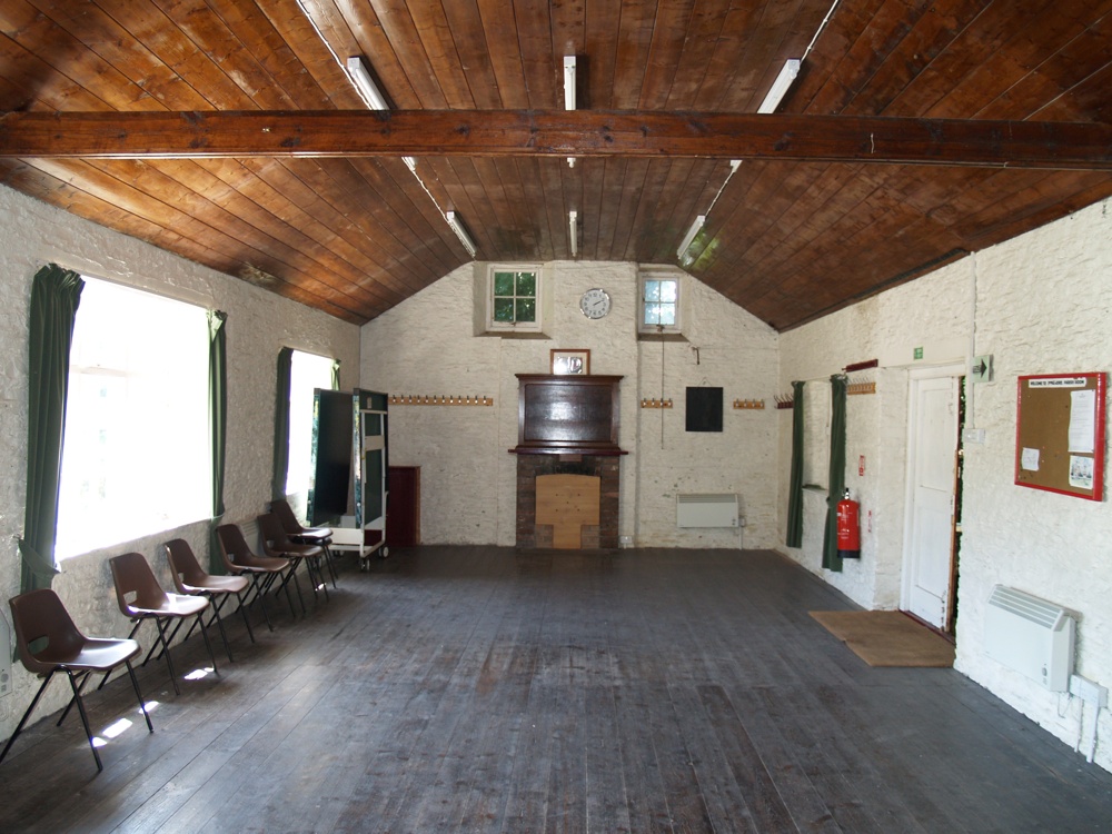 Interior looking west
