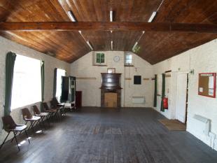 Interior looking west